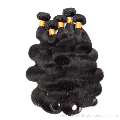 virgin hair bundles for factory wholesales 100% CUTICLE ALIGNED Remy human hair extensions
